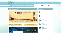 Desktop Screenshot of fage.org.ar